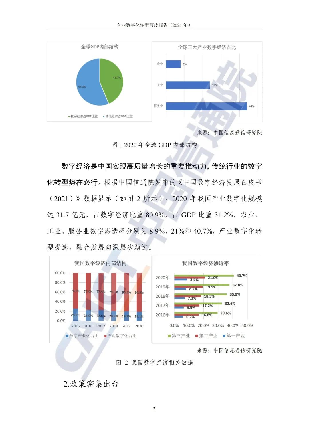 中國(guó)信通院：2021年企業(yè)數(shù)字化轉(zhuǎn)型藍(lán)皮報(bào)告