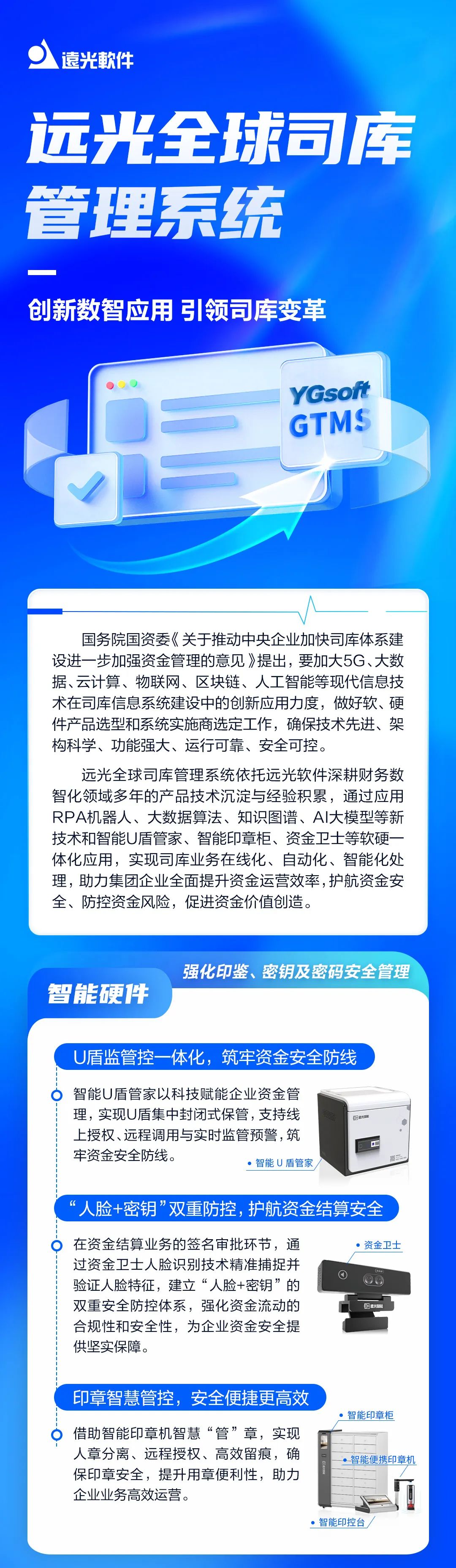 遠光全球司庫管理系統：創新數智應用 引領司庫變革