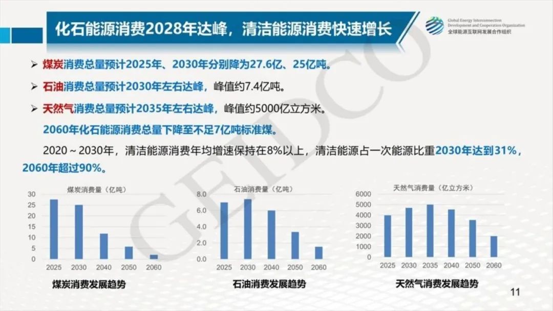 中國2030年能源電力發展規劃研究及2060年展望